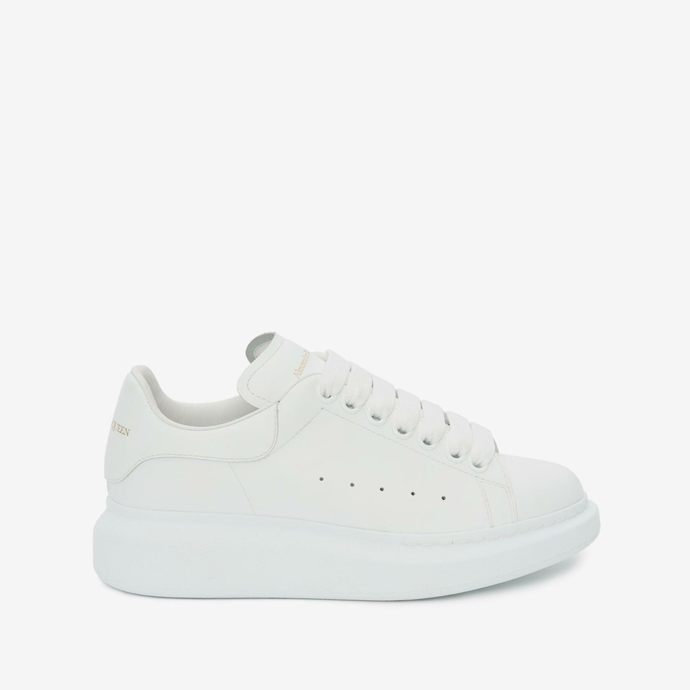 ALEXANDER MCQUEEN all white sneakers